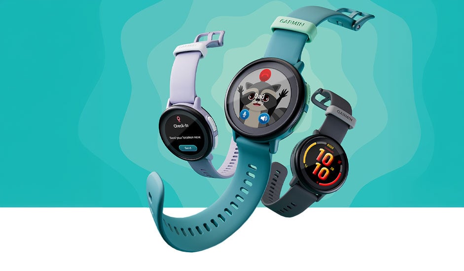 Garmin Bounce 2 smartwatch för barn i tre färger